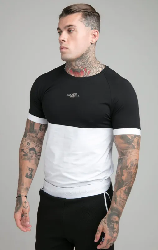 Black Elastic Cuff T-Shirt sold by Siksilk