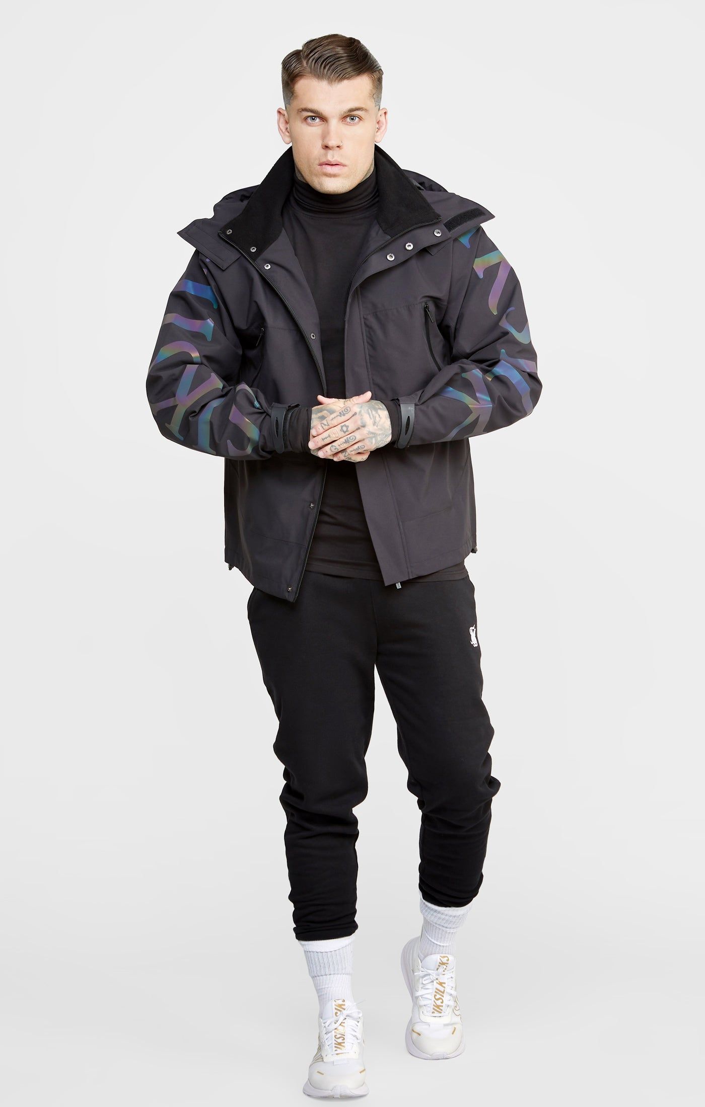 Black Technical Jacket sold by Siksilk product image thumbnail 3