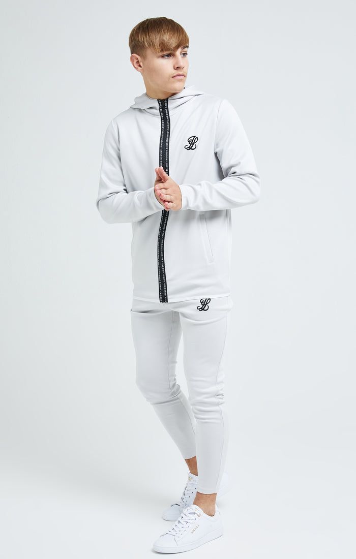 Illusive London Apex Agility Zip Through Hoodie - Grey sold by Siksilk product image thumbnail 4