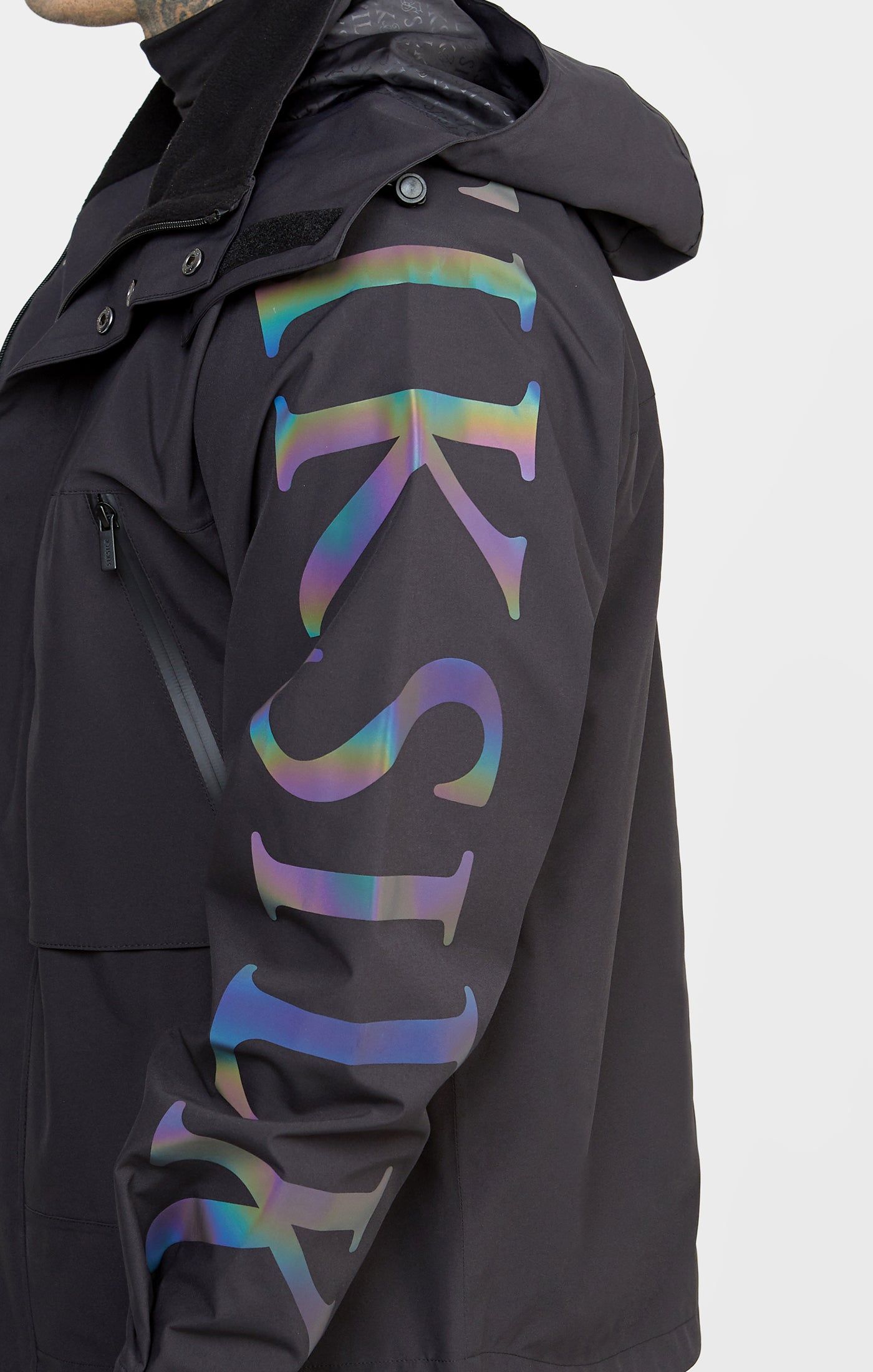 Black Technical Jacket sold by Siksilk product image thumbnail 2