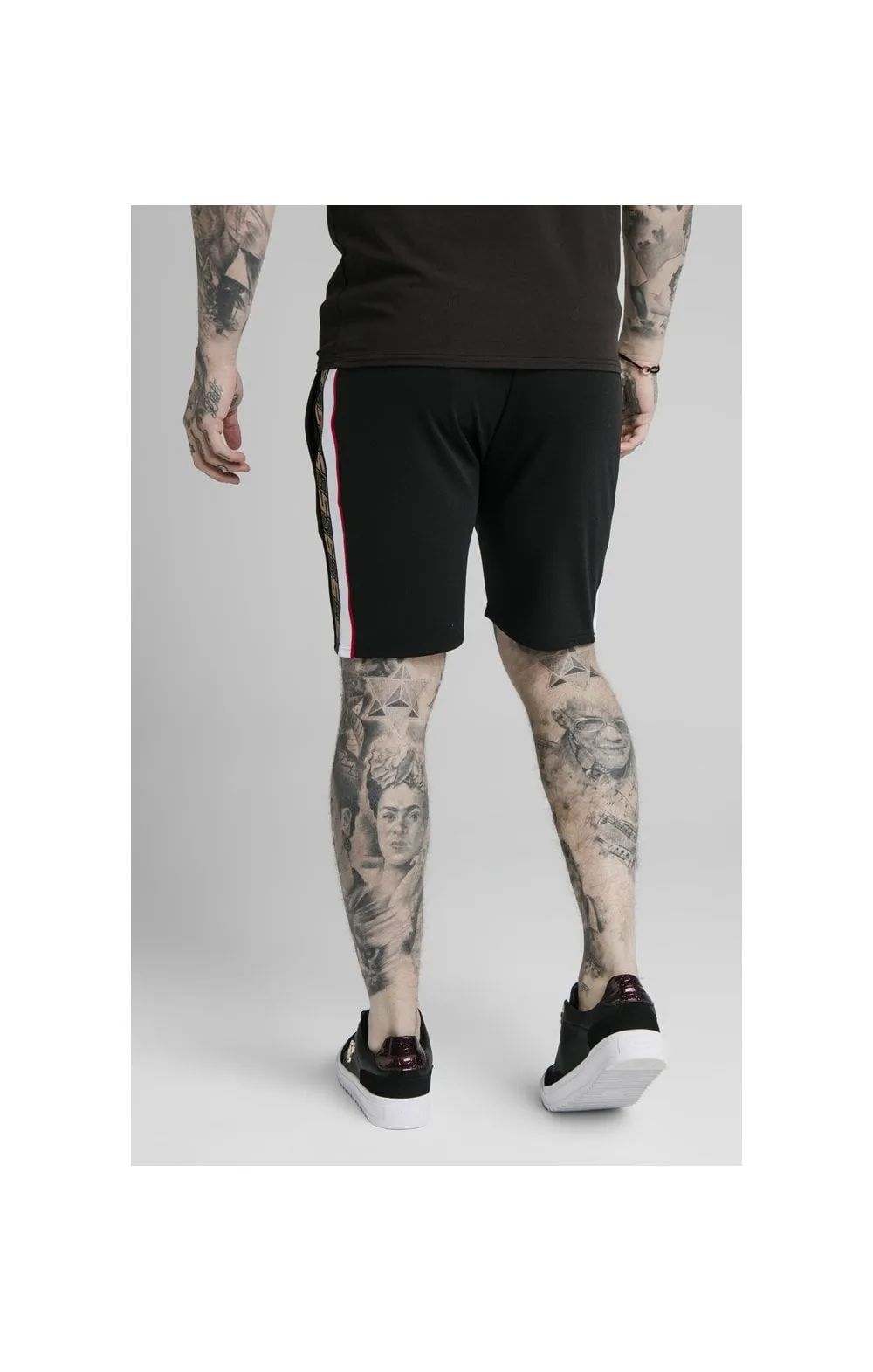 SikSilk Jacquard Retro Shorts - Black sold by Siksilk product image thumbnail 3