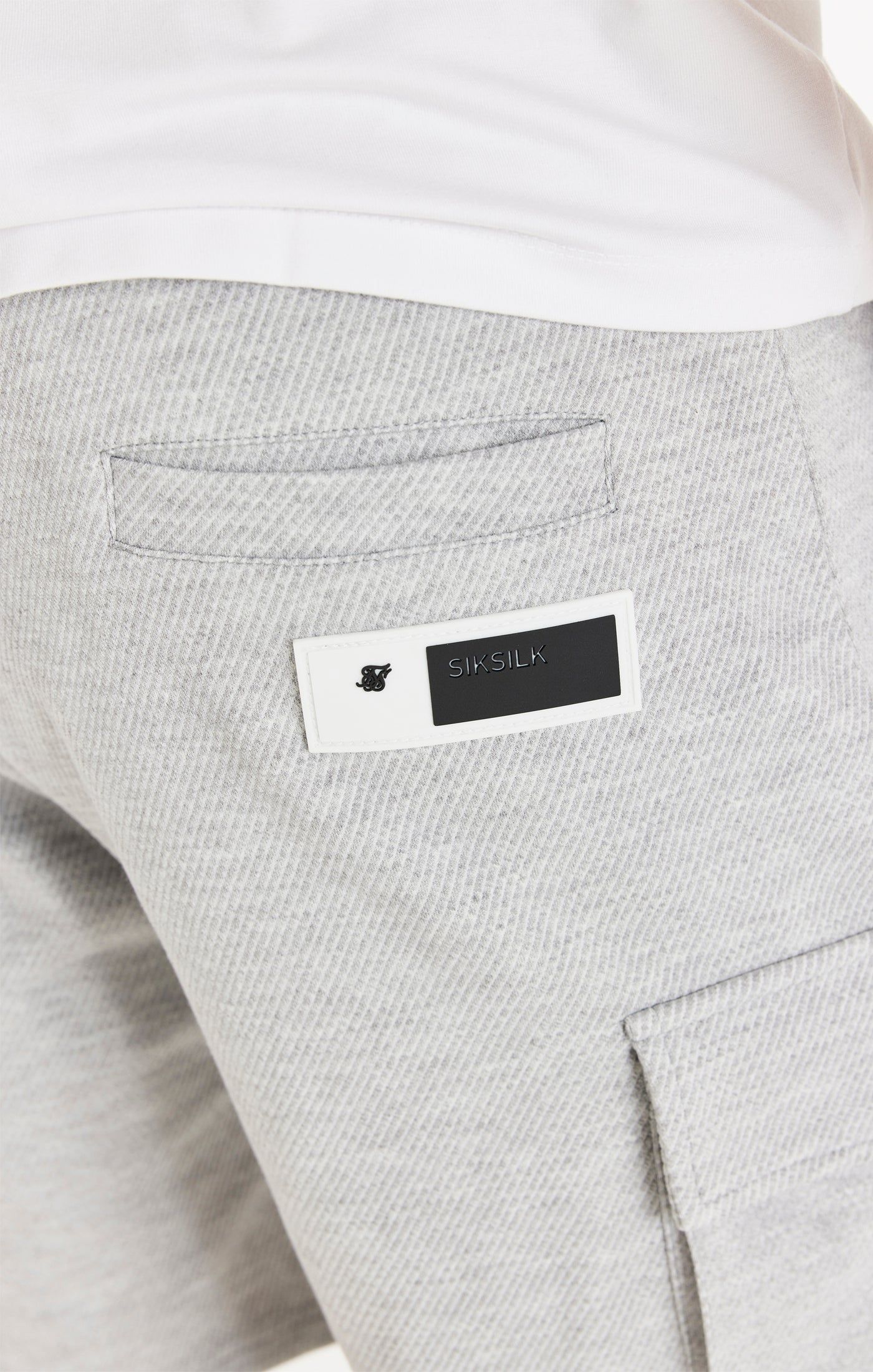 Grey Loop Back Cargo Short sold by Siksilk product image thumbnail 5