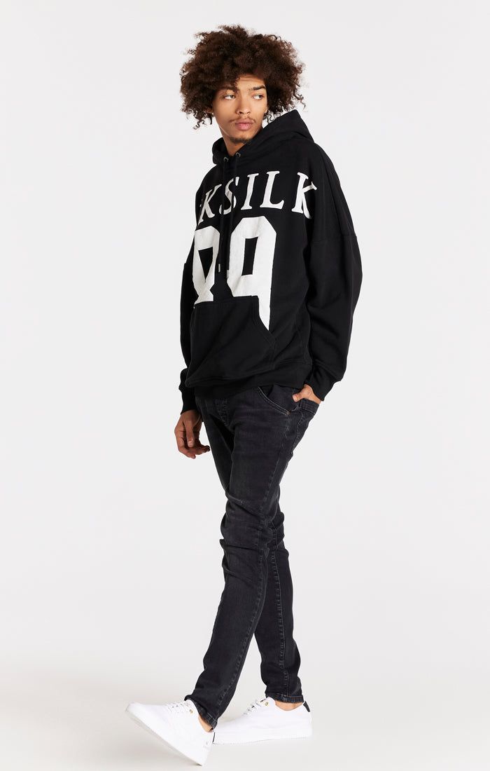 Black Washed Slim Fit Jean sold by Siksilk product image thumbnail 4