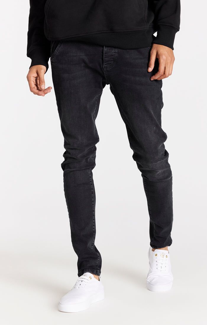Black Washed Slim Fit Jean sold by Siksilk product image thumbnail 2