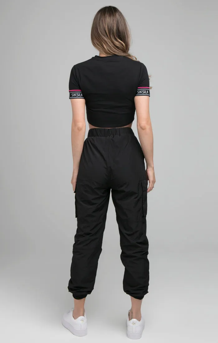 SikSilk Diverse Crop Tee - Black sold by Siksilk product image thumbnail 5