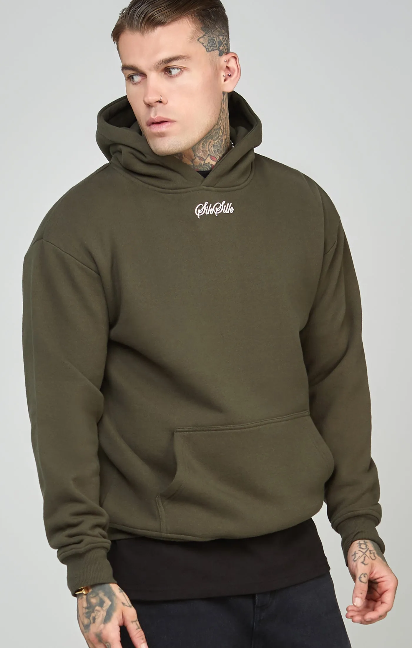Script Logo Oversized Hoodie sold by Siksilk