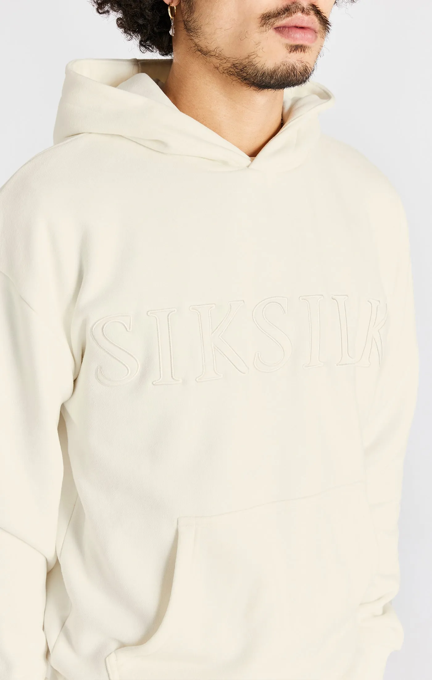 Ecru Applique Hoodie sold by Siksilk product image thumbnail 2