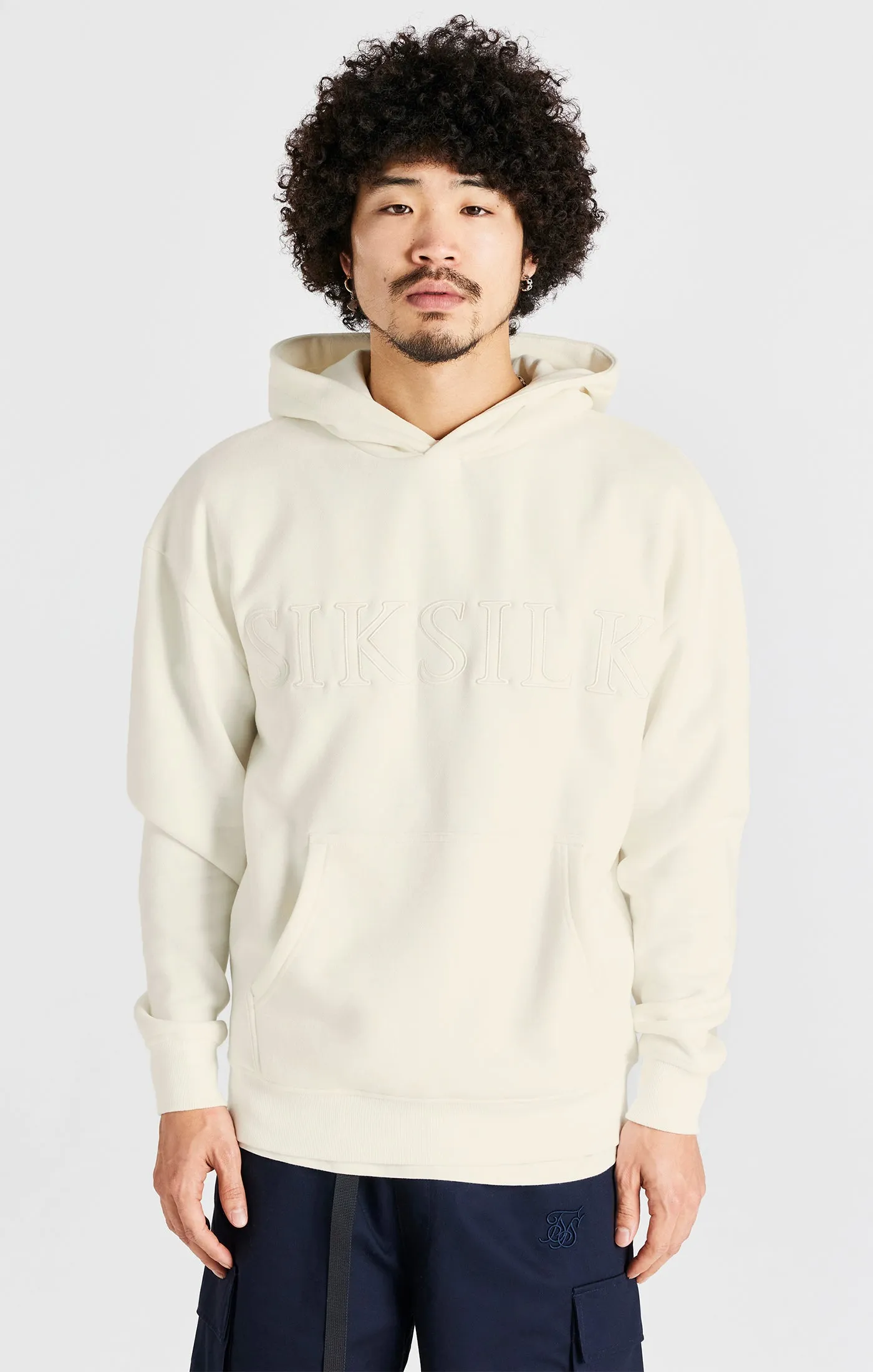 Ecru Applique Hoodie sold by Siksilk