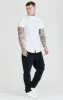 SikSilk S/S Grandad Collar Shirt - White sold by Siksilk