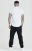 SikSilk S/S Grandad Collar Shirt - White sold by Siksilk