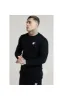 Black Essential Crew Sweatshirt sold by Siksilk