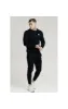 Black Essential Crew Sweatshirt sold by Siksilk