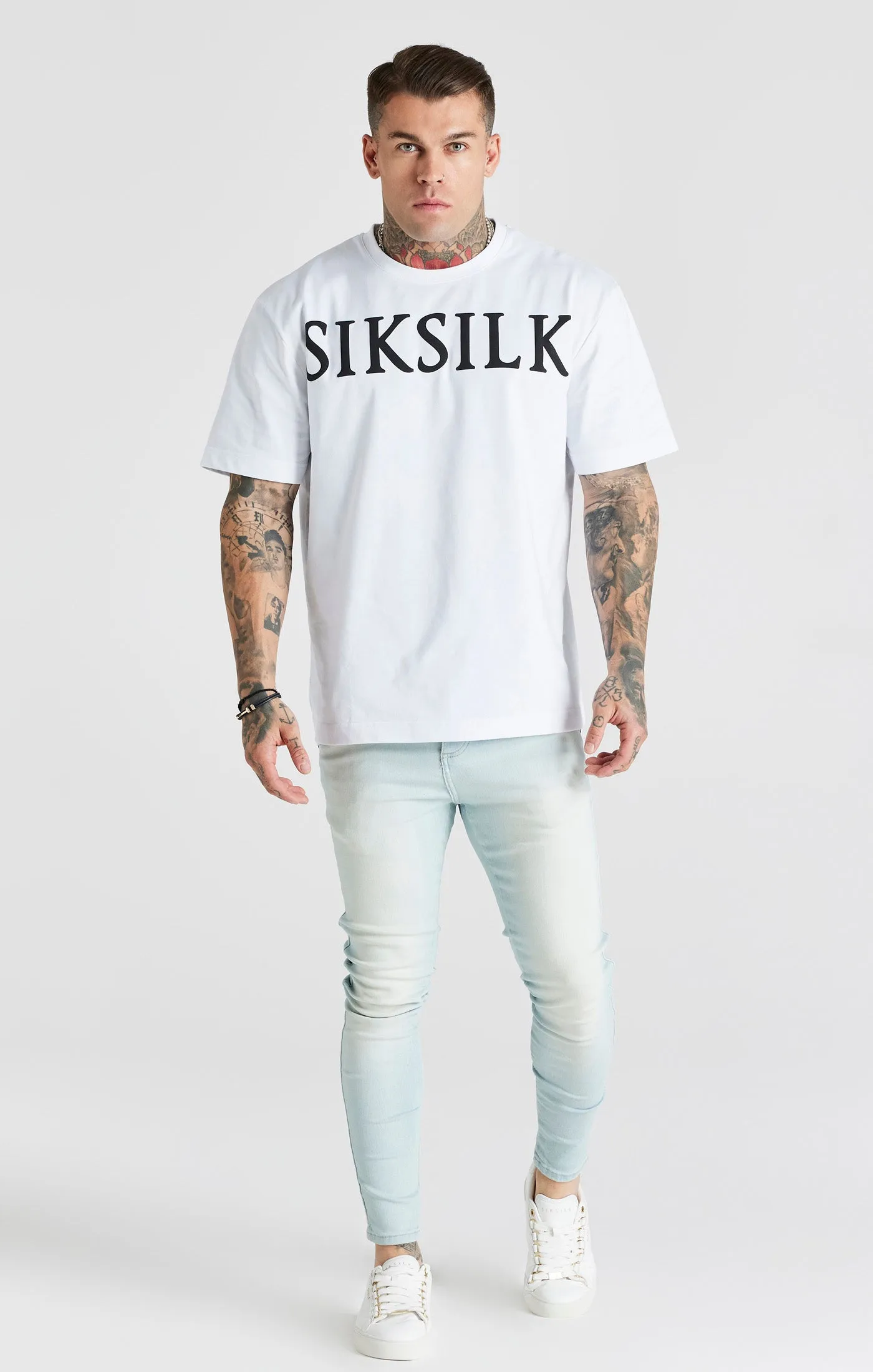 Light Blue Essential Skinny Jean sold by Siksilk product image thumbnail 3