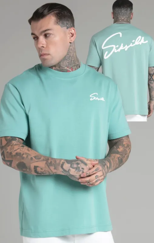 Green Script T-Shirt sold by Siksilk