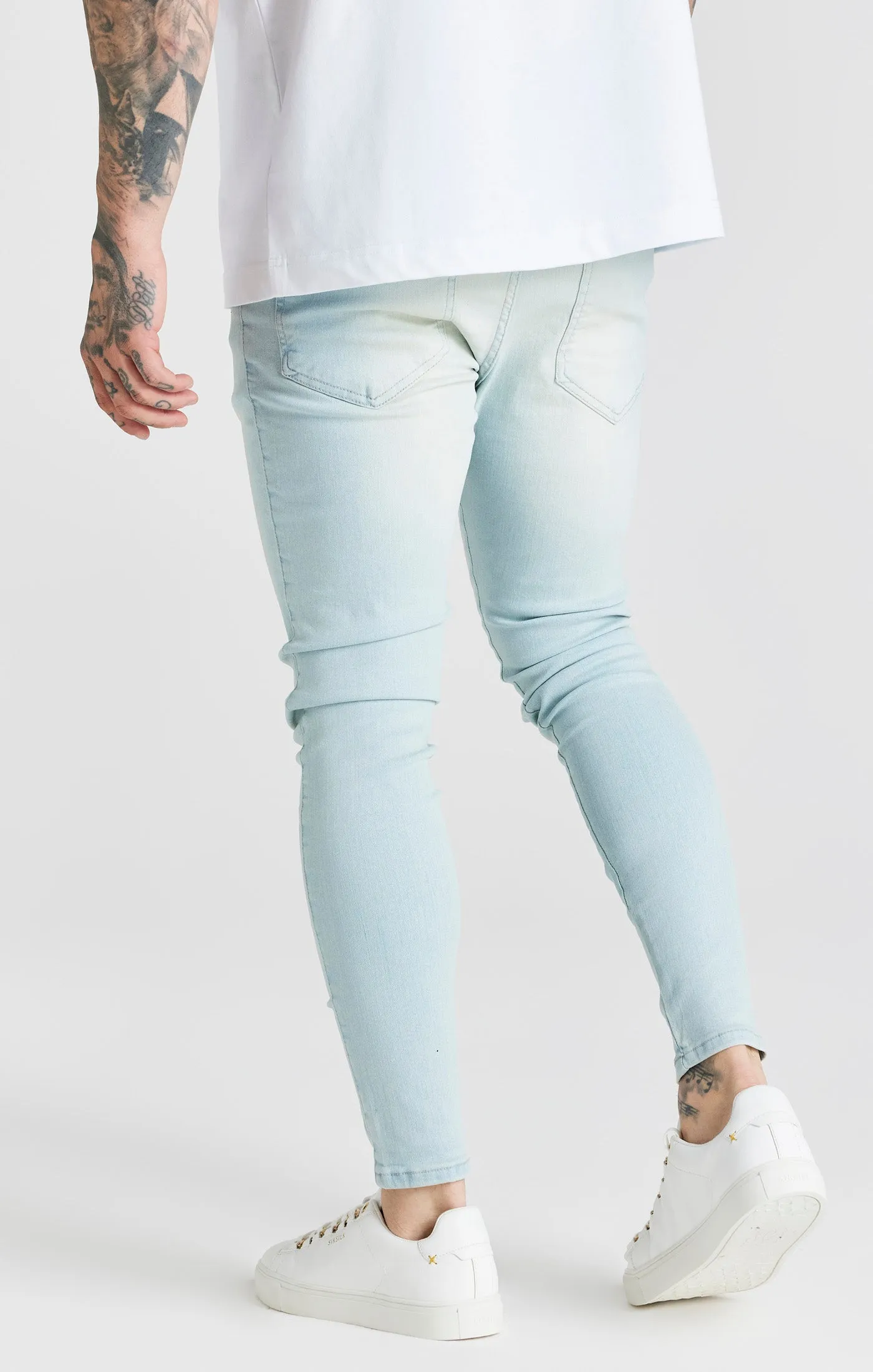 Light Blue Essential Skinny Jean sold by Siksilk product image thumbnail 4