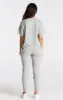 Grey Marl Essential Boyfriend T-Shirt sold by Siksilk