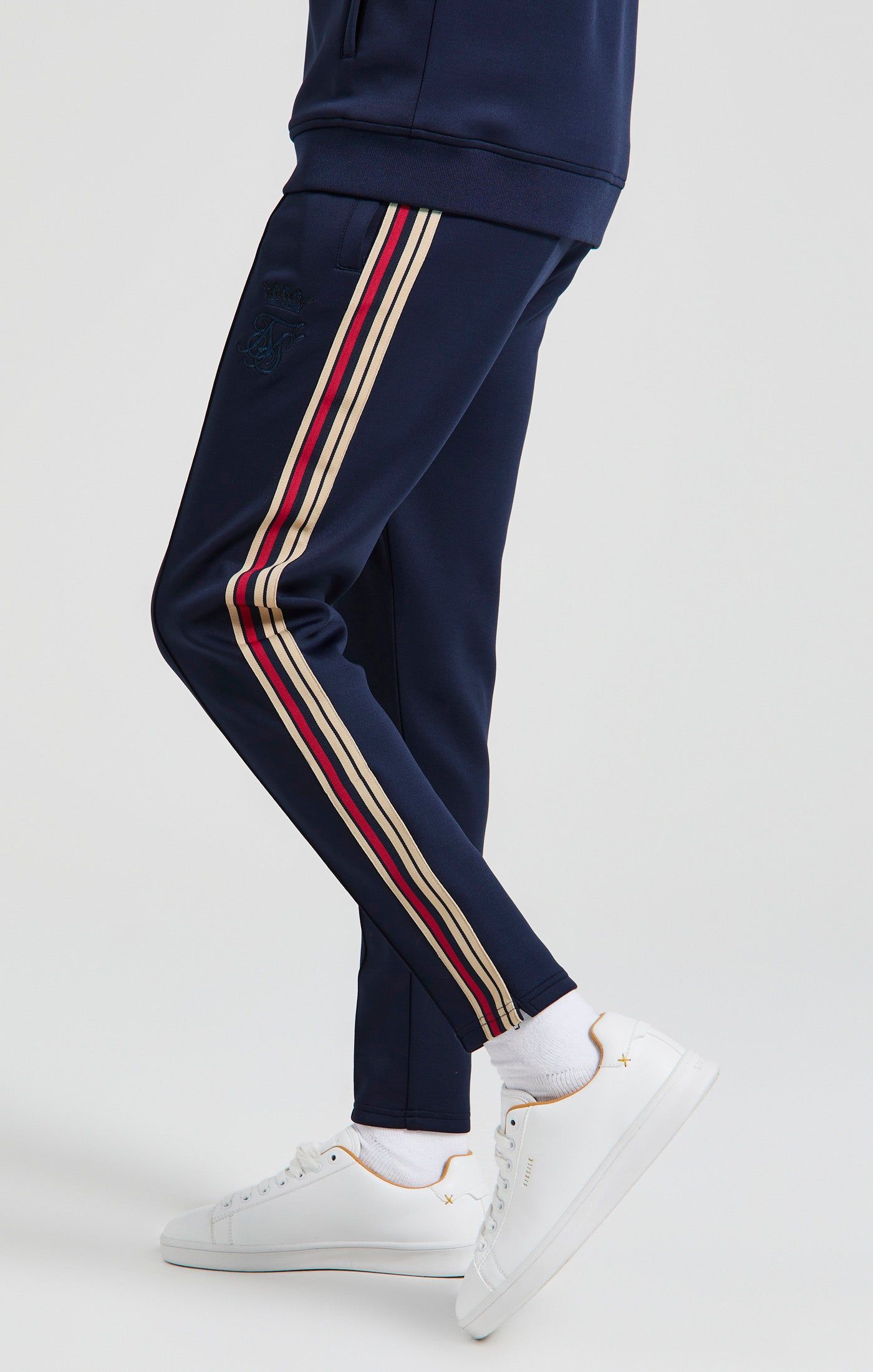 Boys Messi x SikSilk Navy Taped Loose Fit Pant sold by Siksilk product image thumbnail 2