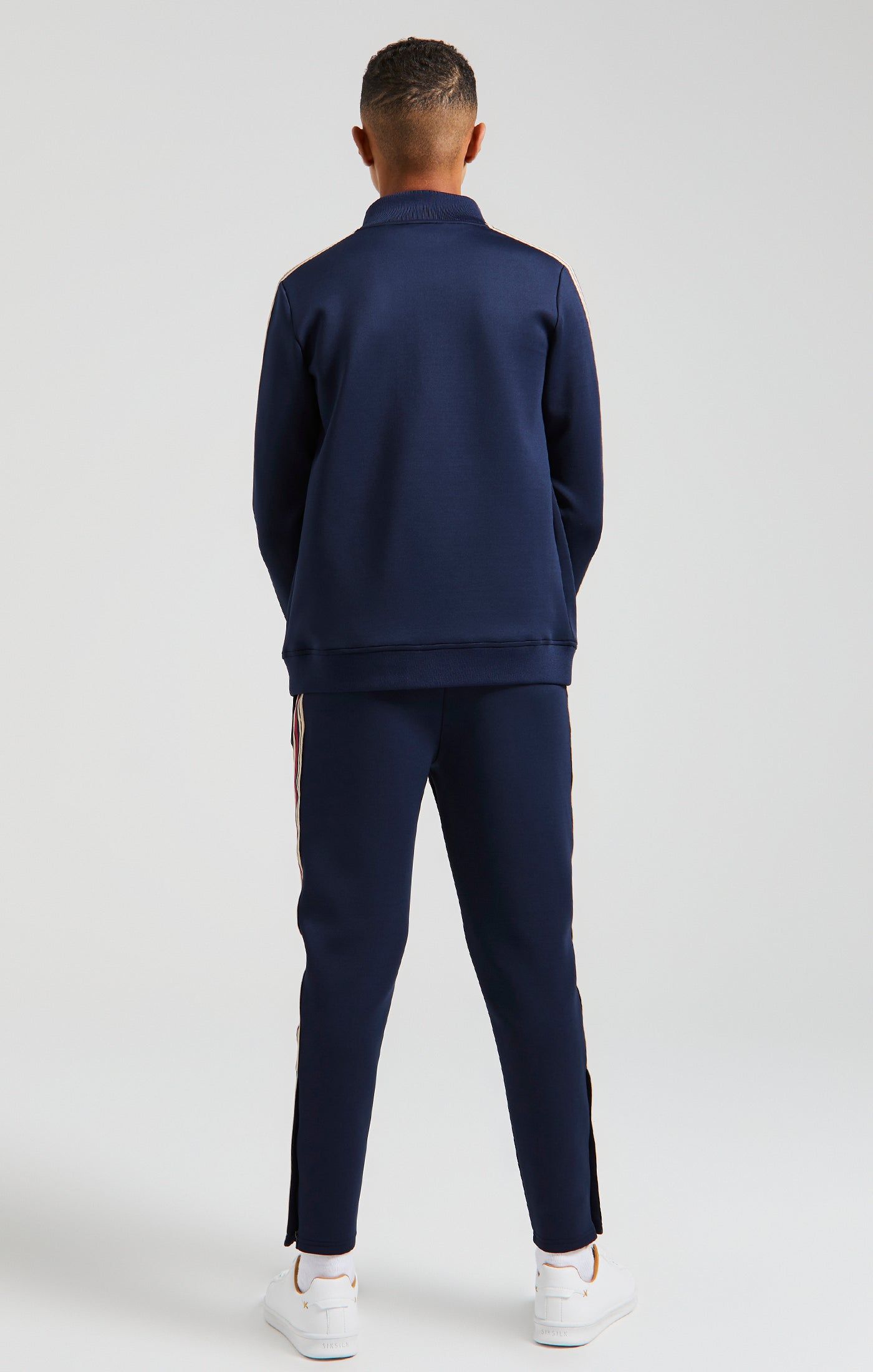 Boys Messi x SikSilk Navy Taped Loose Fit Pant sold by Siksilk product image thumbnail 6