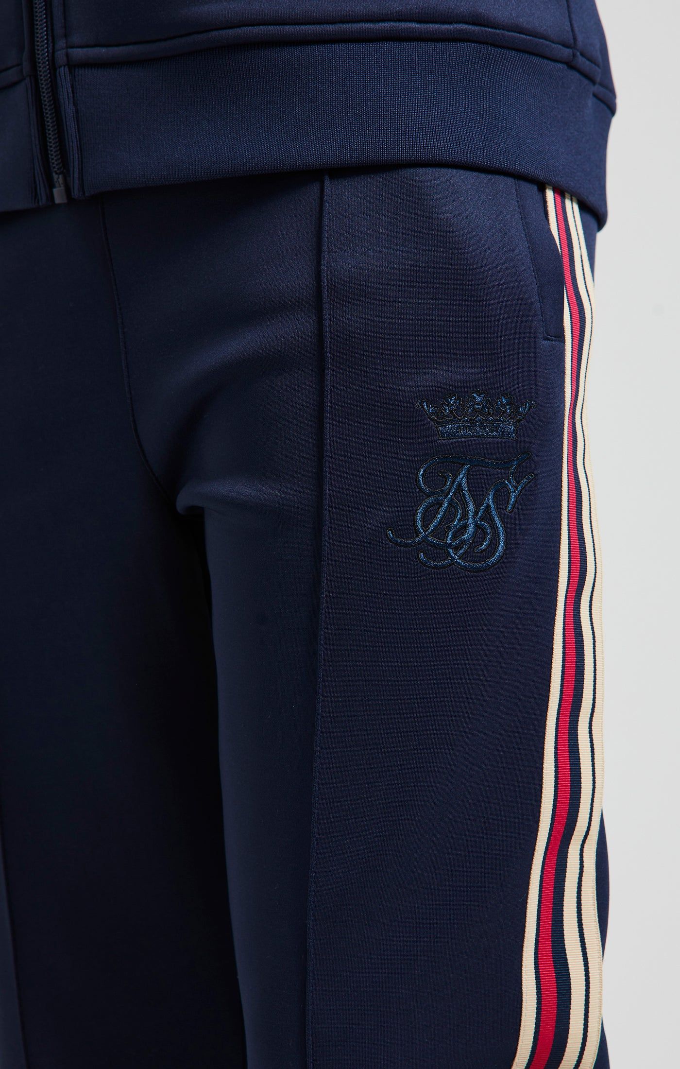 Boys Messi x SikSilk Navy Taped Loose Fit Pant sold by Siksilk product image thumbnail 4