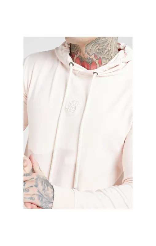 SikSilk Overhead Muscle Fit Hoodie - Cloudy Pink sold by Siksilk