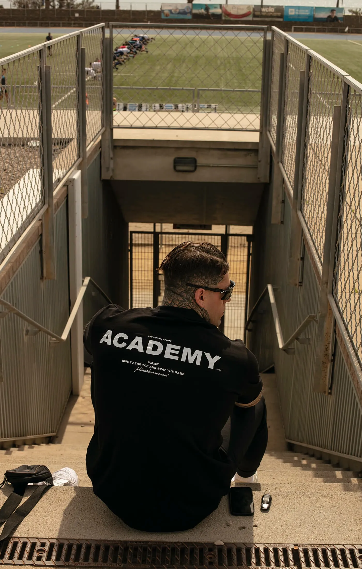 Black Academy T-Shirt sold by Siksilk product image thumbnail 3