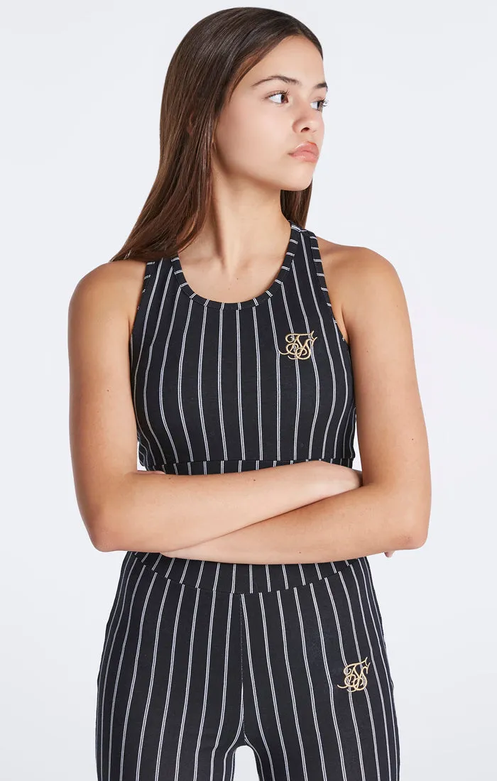 Girls Black Stripe Bralette sold by Siksilk product image thumbnail 2