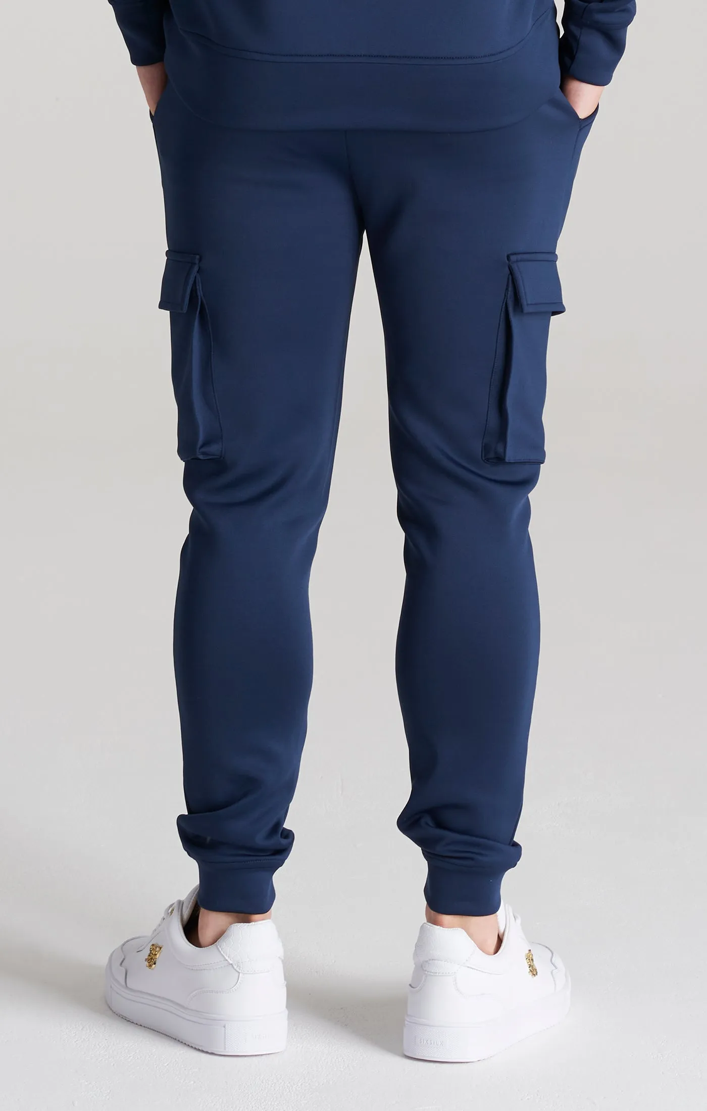 Boys Navy Cargo Jogger sold by Siksilk product image thumbnail 3