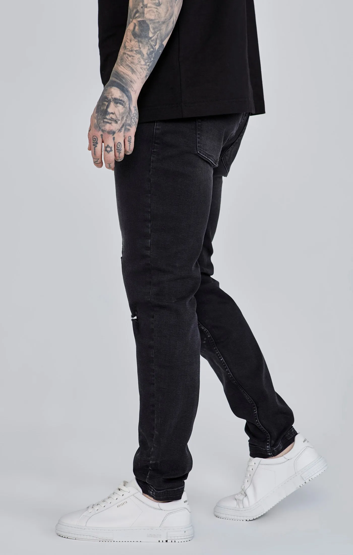 Slim Fit Jeans Black sold by Siksilk product image thumbnail 3