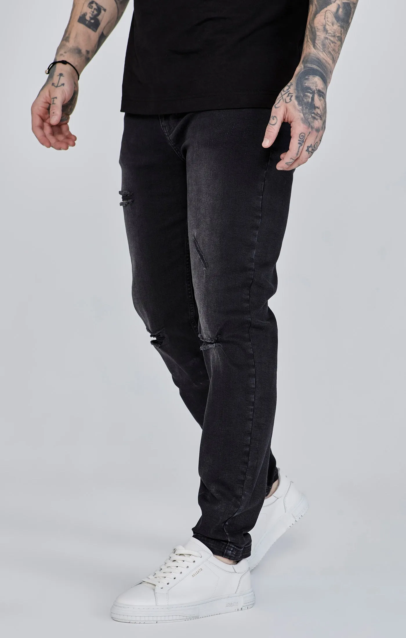 Slim Fit Jeans Black sold by Siksilk