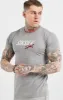 Grey Marl Sports Muscle Fit T-Shirt sold by Siksilk