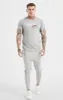 Grey Marl Sports Muscle Fit T-Shirt sold by Siksilk