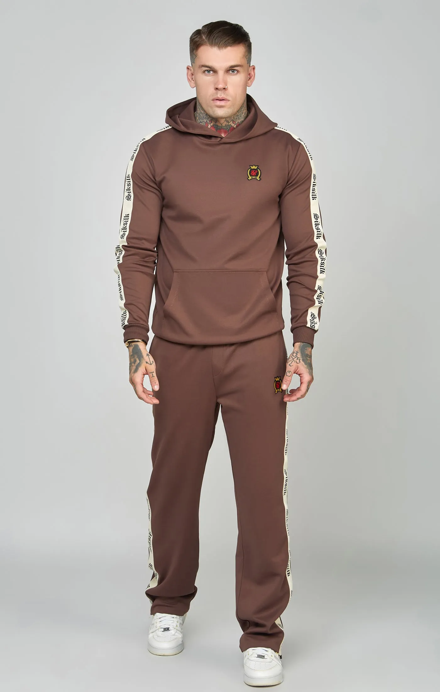 Poly Open Cuff Jogger With Gothic Side Tape sold by Siksilk product image thumbnail 3