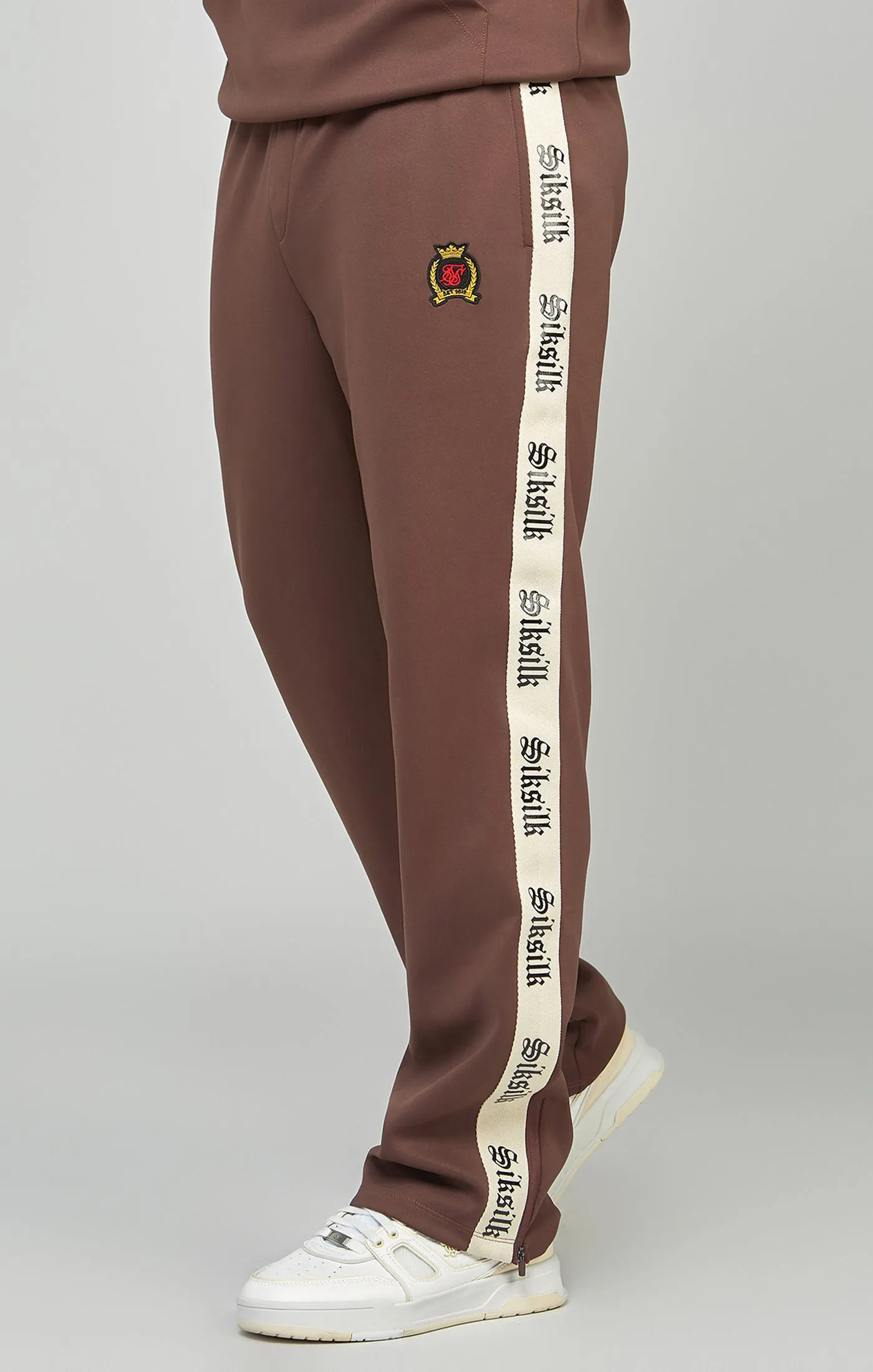 Poly Open Cuff Jogger With Gothic Side Tape sold by Siksilk