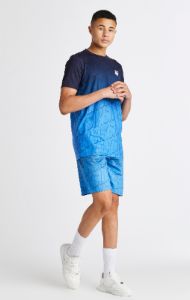 Boys Blue Branded Fade Regular Fit Short sold by Siksilk
