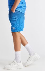Boys Blue Branded Fade Regular Fit Short sold by Siksilk