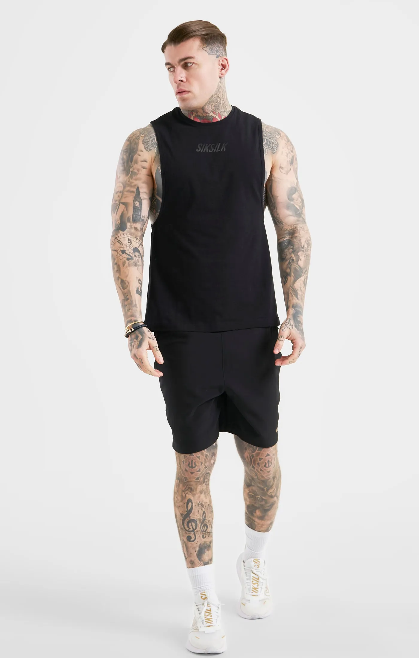 Black Sports Short sold by Siksilk product image thumbnail 3