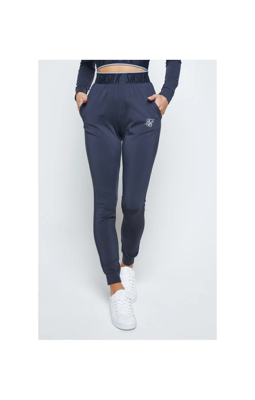 SikSilk Gravity Track Pants - Navy sold by Siksilk