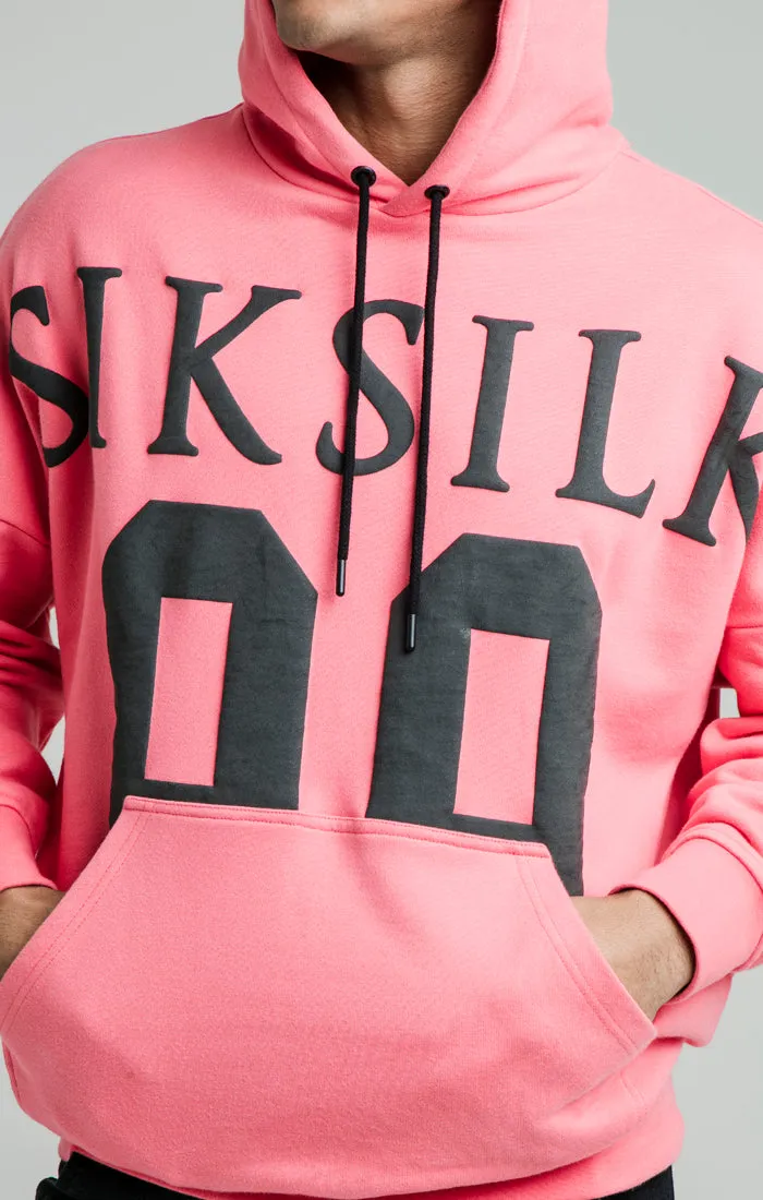 Pink Drop Shoulder Relaxed Fit Hoodie sold by Siksilk product image thumbnail 3
