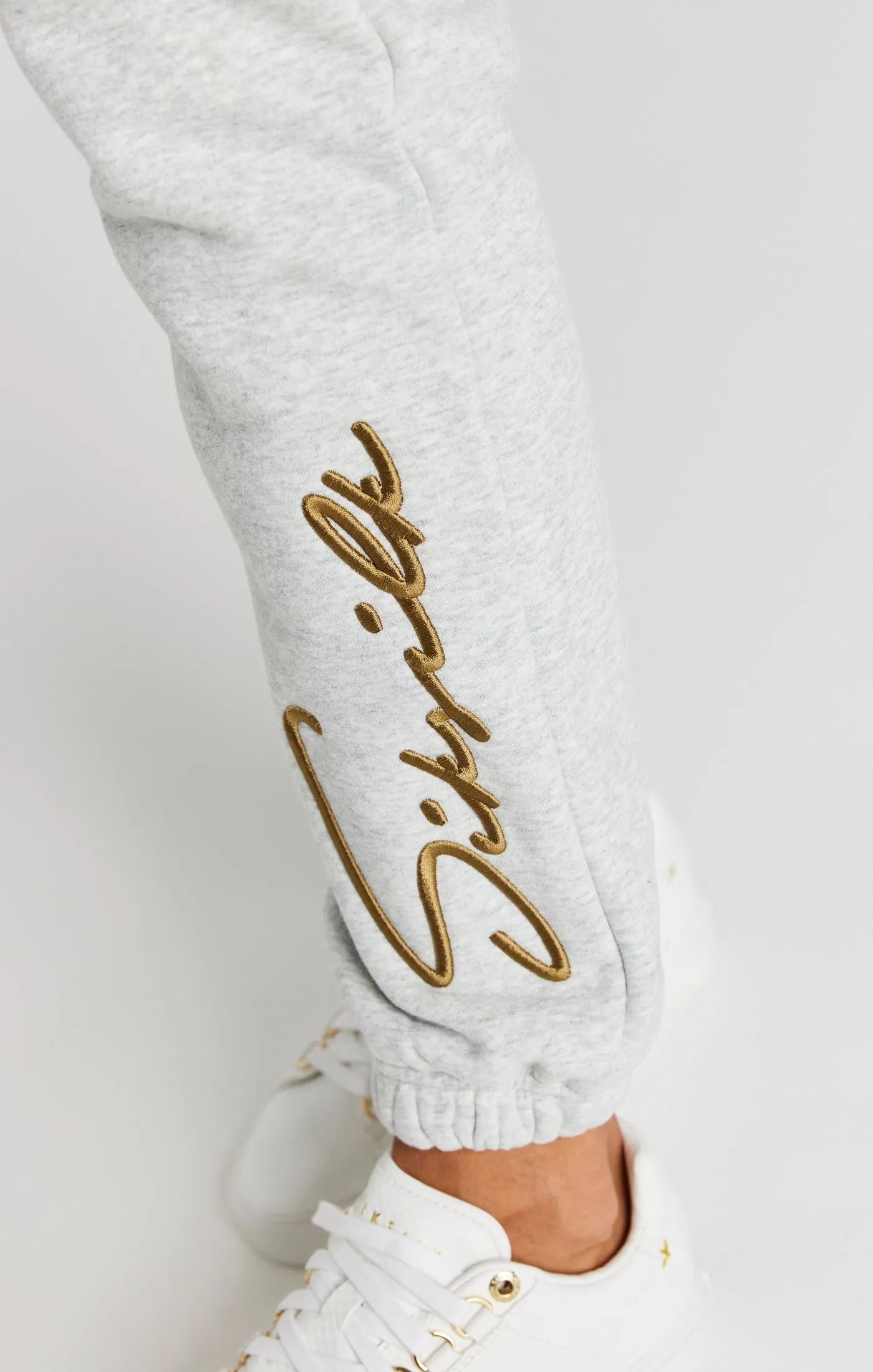 Grey Marl Signature Joggers sold by Siksilk product image thumbnail 5