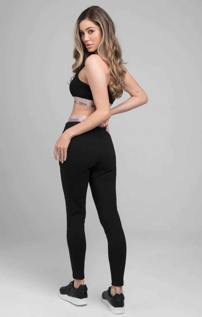 SikSilk Roseate Track Pants - Black sold by Siksilk product image thumbnail 4