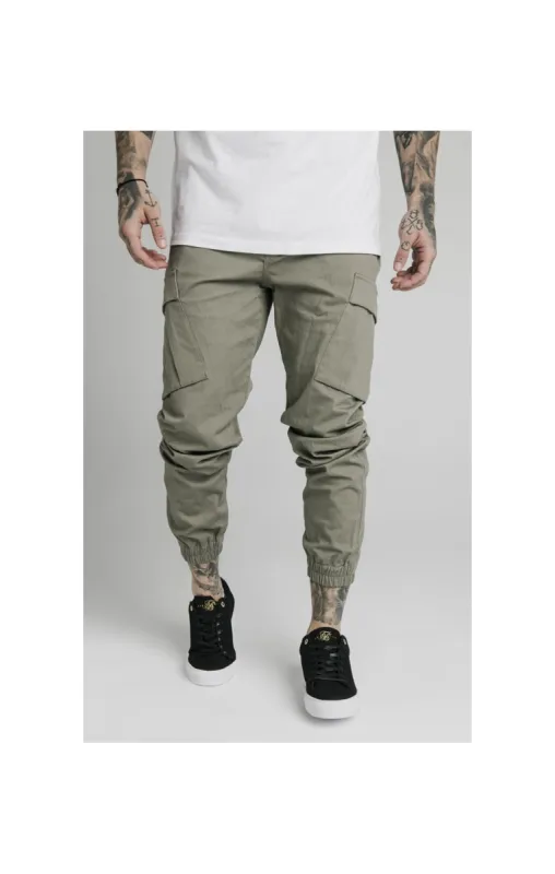 SikSilk Cargo Pants - Khaki sold by Siksilk