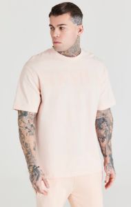 Pink Logo Oversized T-Shirt sold by Siksilk
