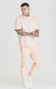 Pink Logo Oversized T-Shirt sold by Siksilk