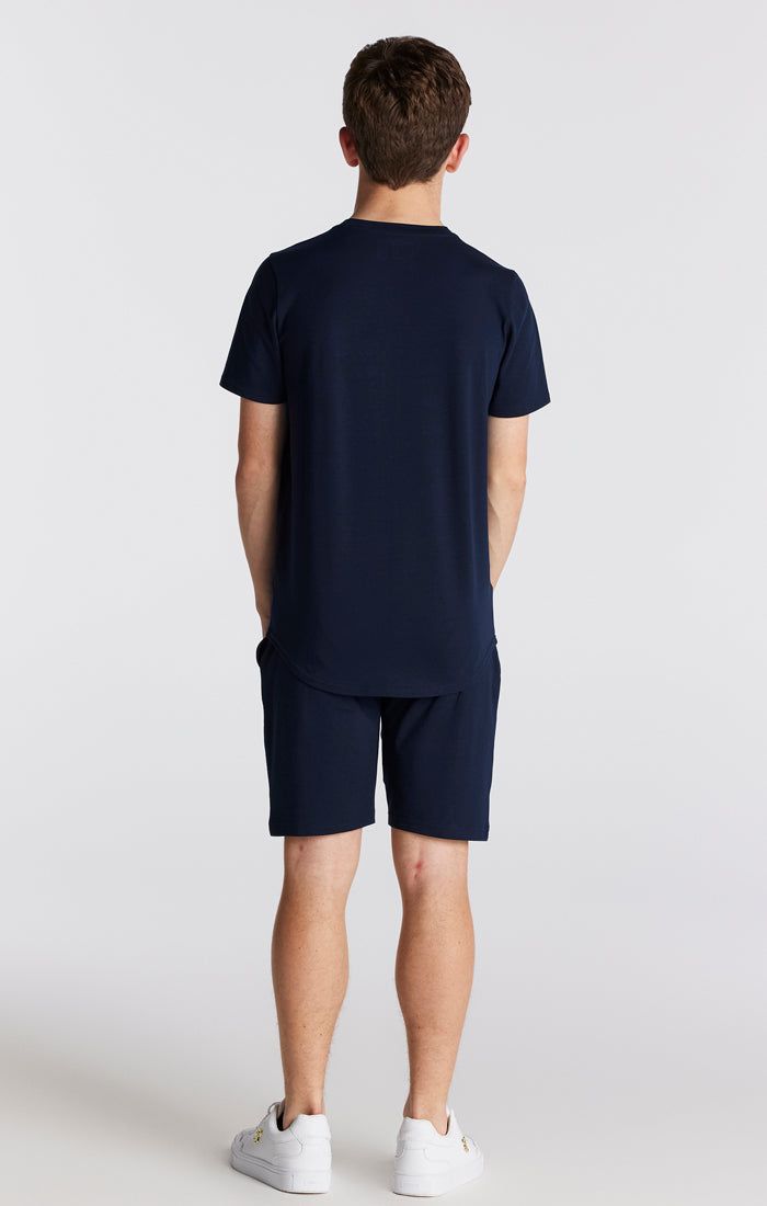 SikSilk Twin Set Tee & Shorts - Navy sold by Siksilk product image thumbnail 3