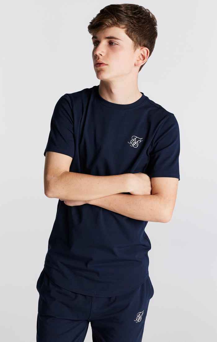 SikSilk Twin Set Tee & Shorts - Navy sold by Siksilk product image thumbnail 4