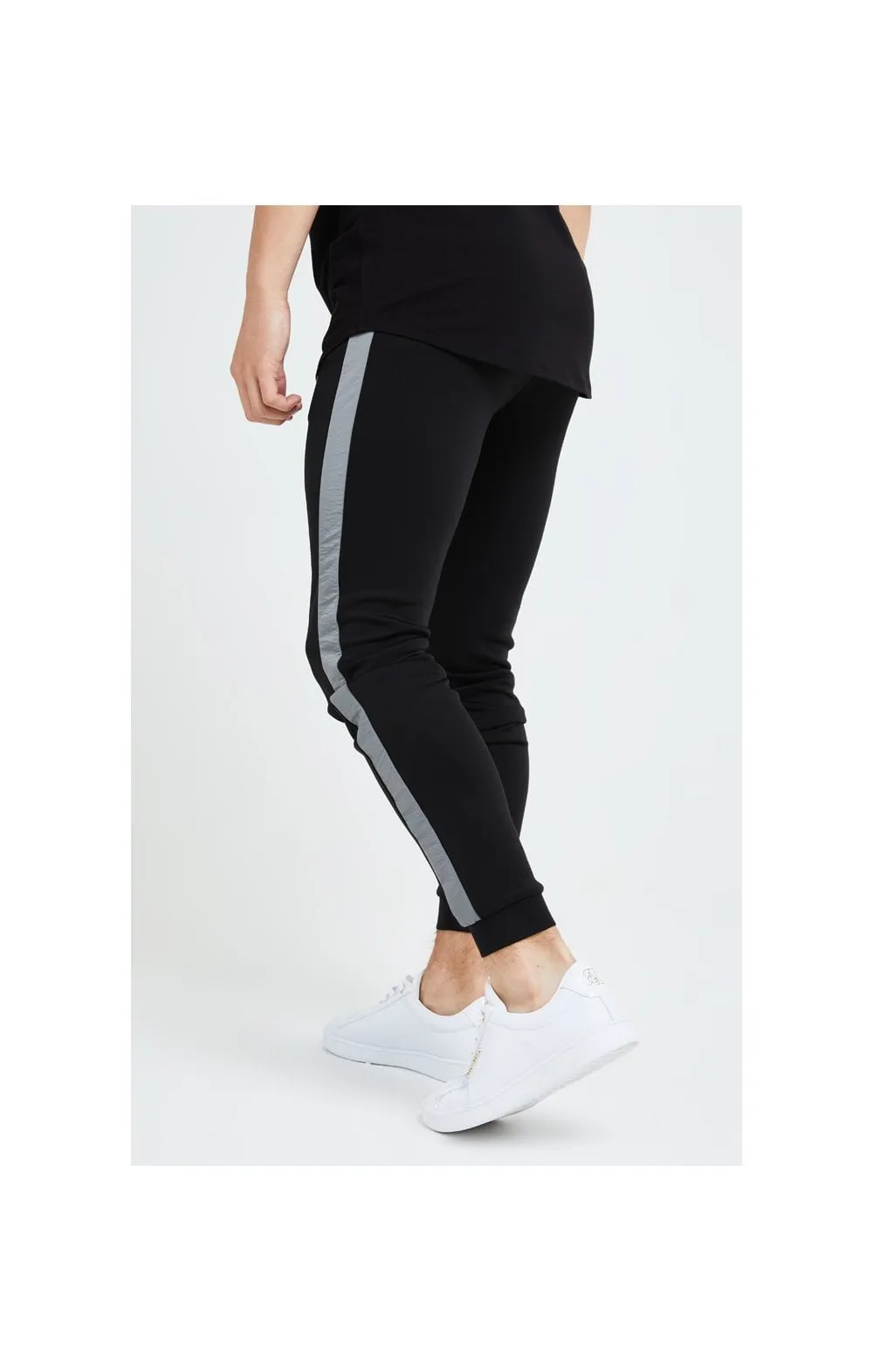 Illusive London Hybrid Joggers - Black & Grey sold by Siksilk product image thumbnail 2