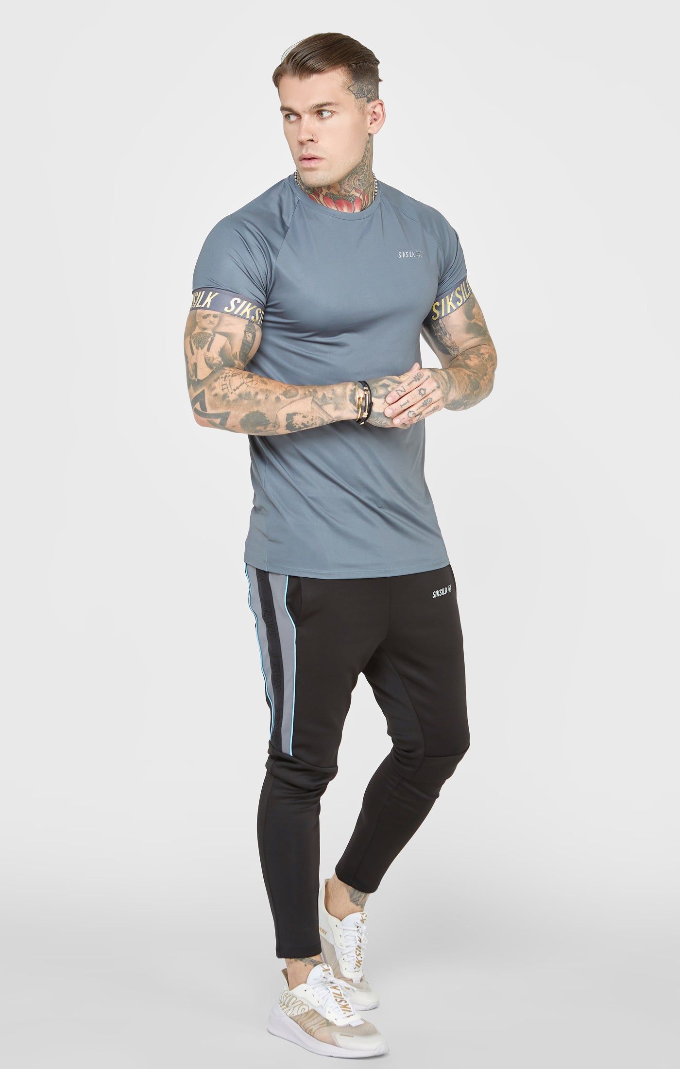 Charcoal Sports Tech T-Shirt sold by Siksilk product image thumbnail 4