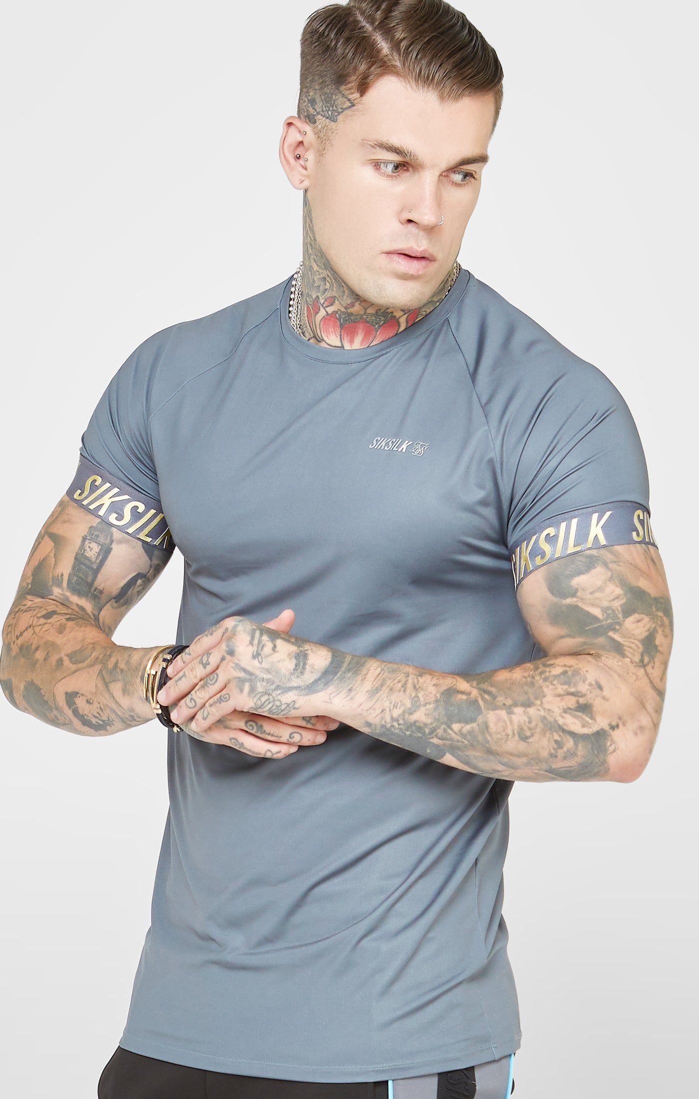 Charcoal Sports Tech T-Shirt sold by Siksilk