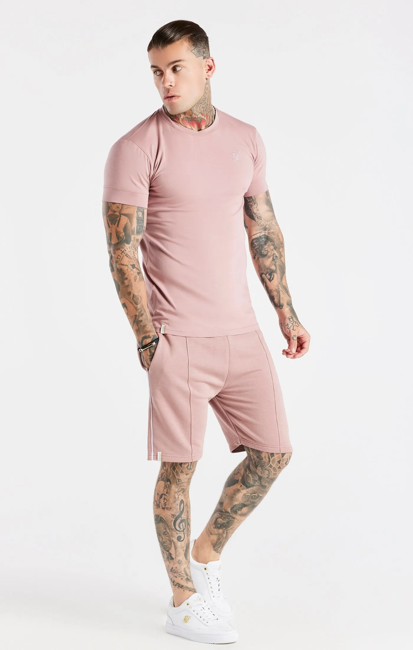 Dusky Pink Smart T-Shirt sold by Siksilk product image thumbnail 4