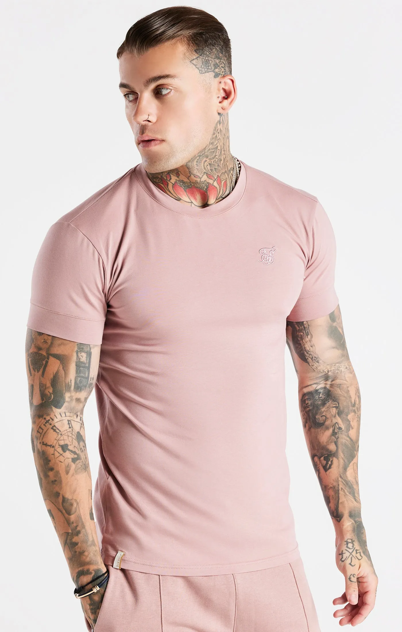 Dusky Pink Smart T-Shirt sold by Siksilk product image thumbnail 2